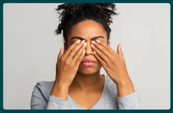 What can be mistaken for allergic conjunctivitis