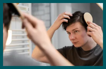 Receding hairline: Stages