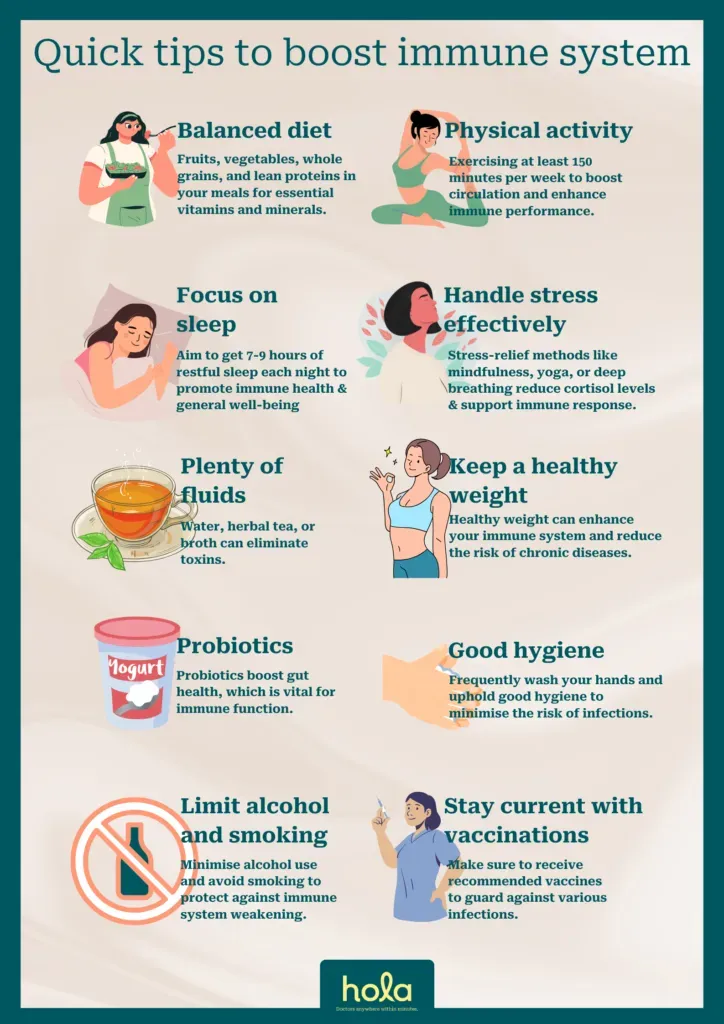 Quick tips to boost immune system

