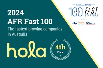 Hola Health - Ranked 4th Fastest Growing Company in Australia by AFR in 2024