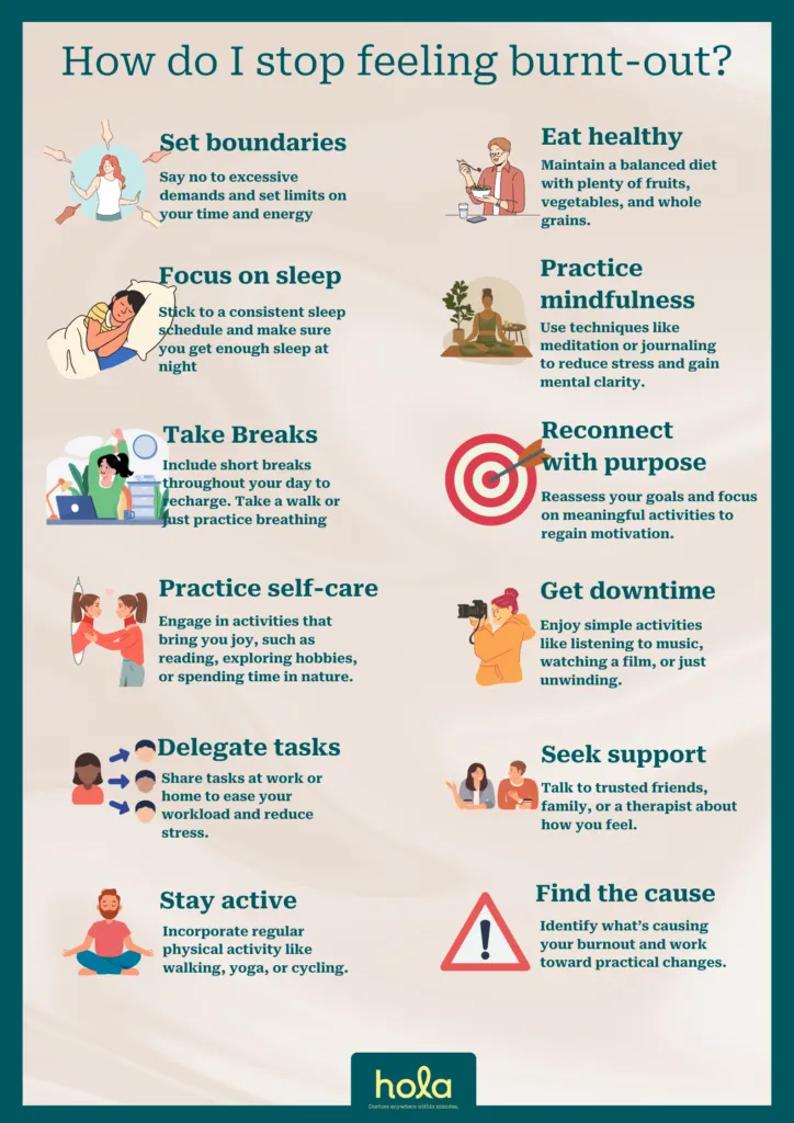 How to i stop feeling burnt-out