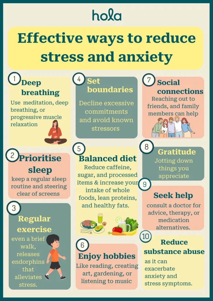 effective ways to reduce stress and anxiety