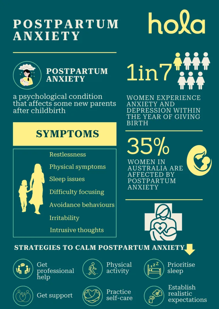 How to calm postpartum anxiety