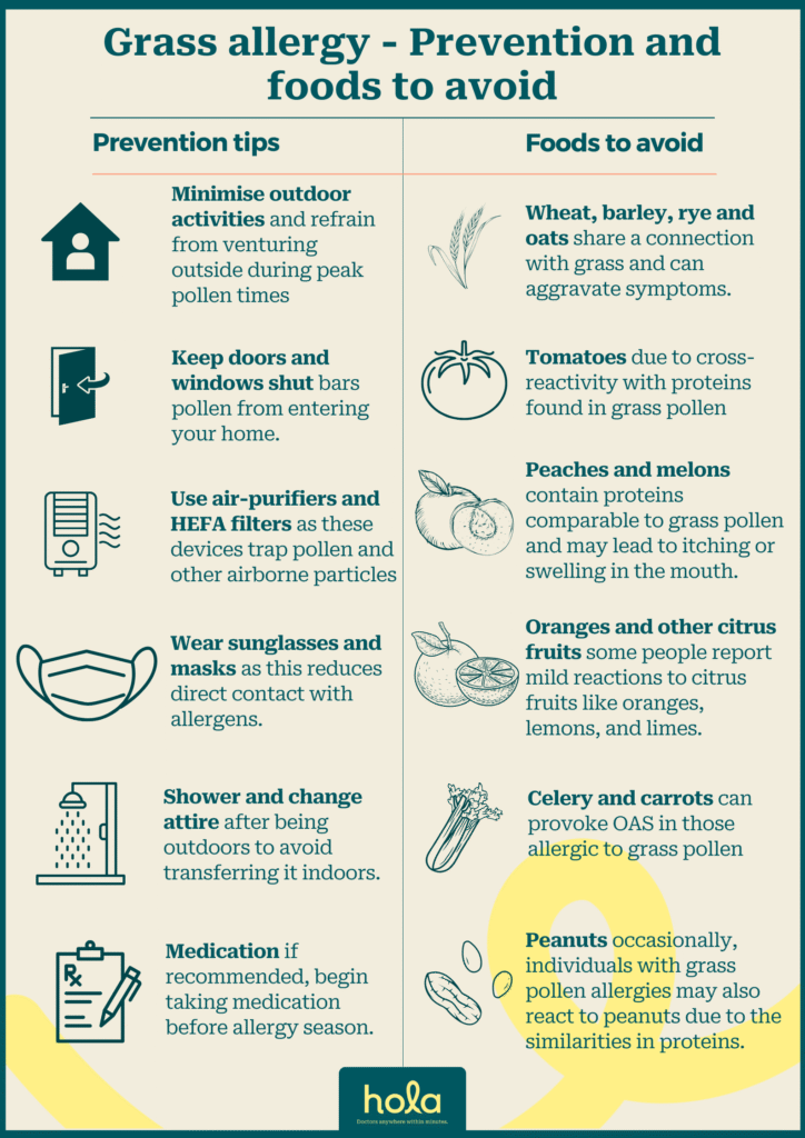 grass allergy prevention