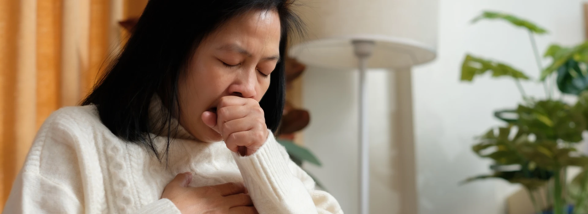 Why does a dry cough get worse at night?
