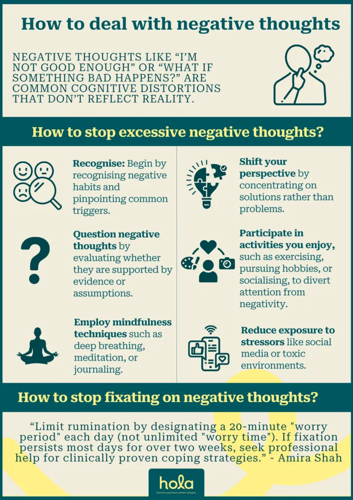 How to deal with negative thoughts