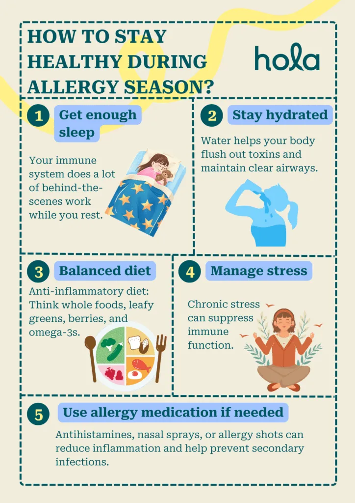 Staying healthy during allergy season (and beyond)
