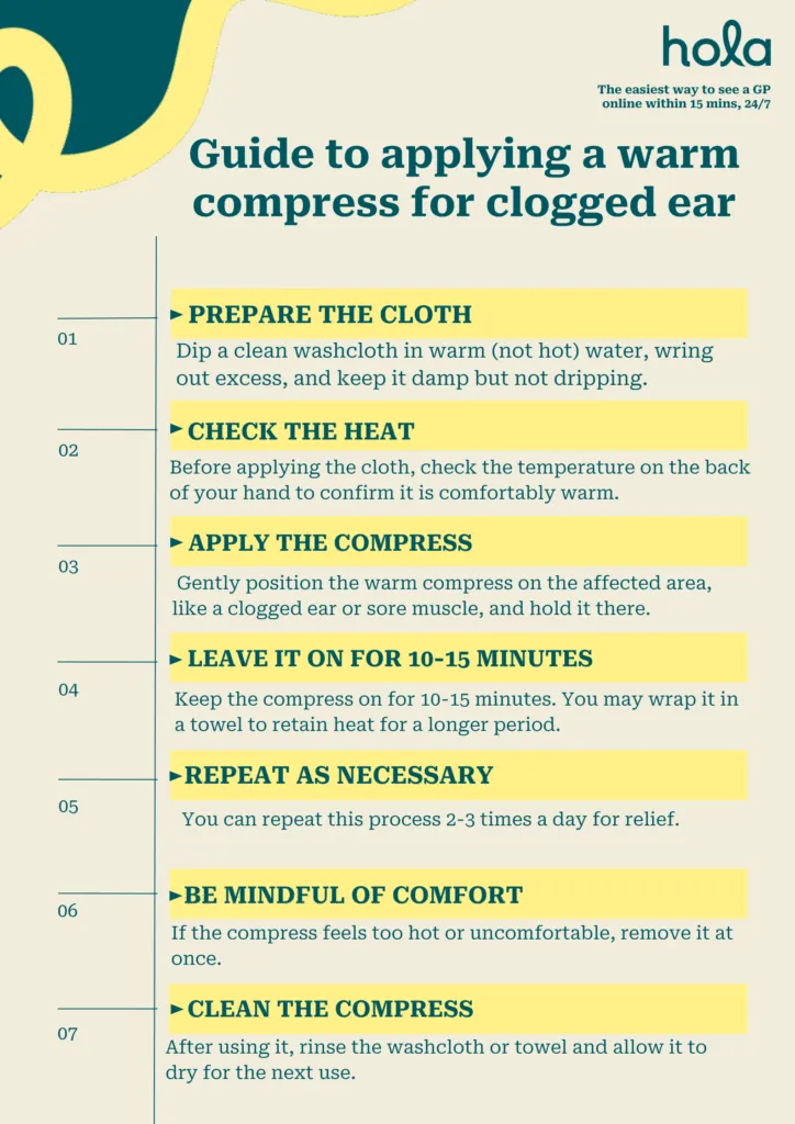 Guide to opening clogged ears
