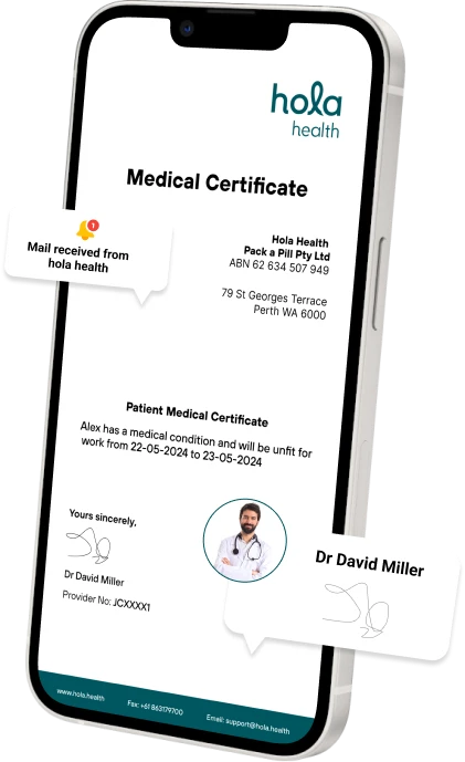 Get an Online medical certificate for work from registered Australian GPs