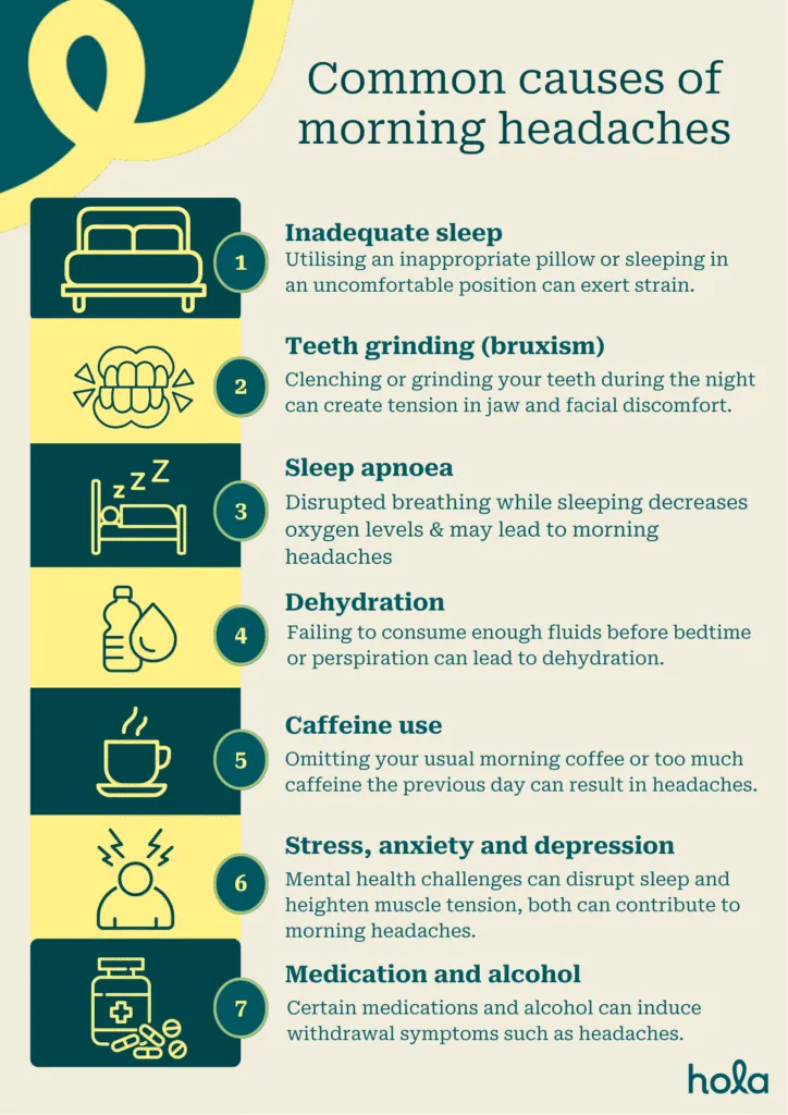 Common causes of morning headaches