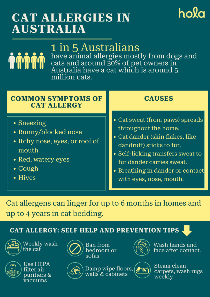 Cat allergies in Australia
