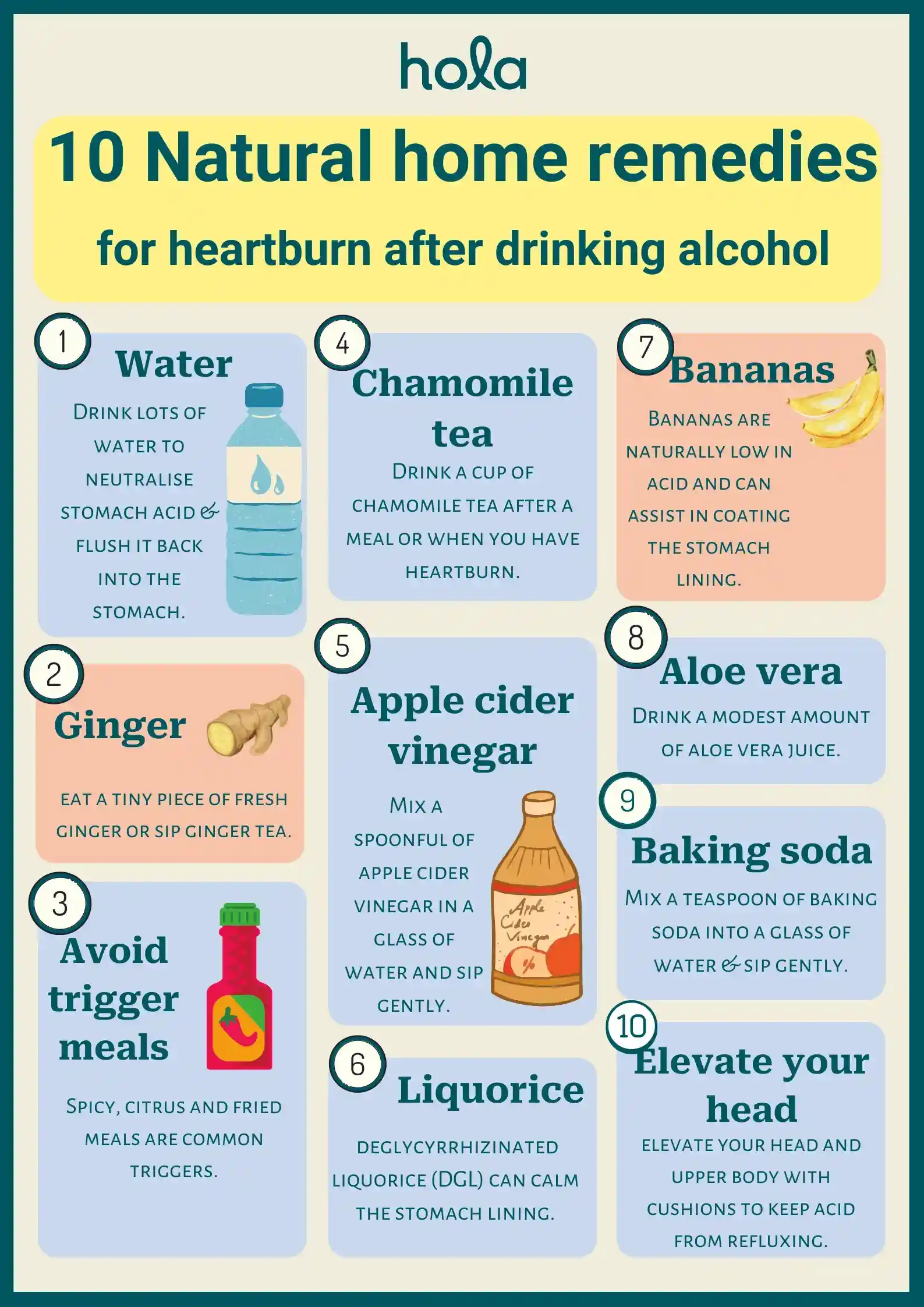 Home remedies for heartburn after drinking alcohol