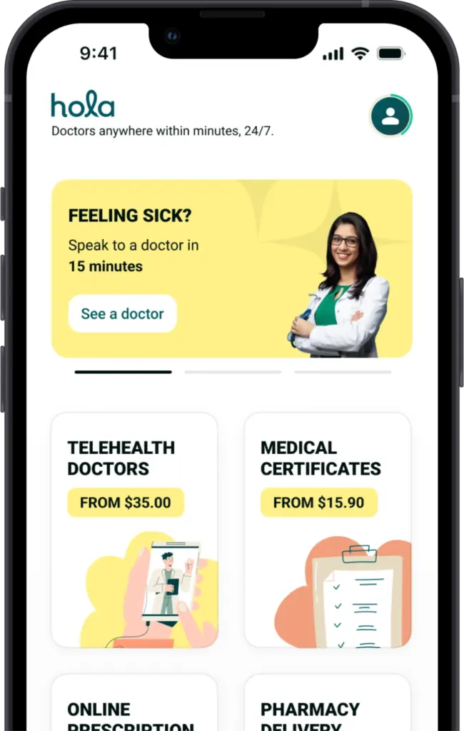 Hola-Health-mobile-app,-showing-a-smartphone-with-the-app-interface.