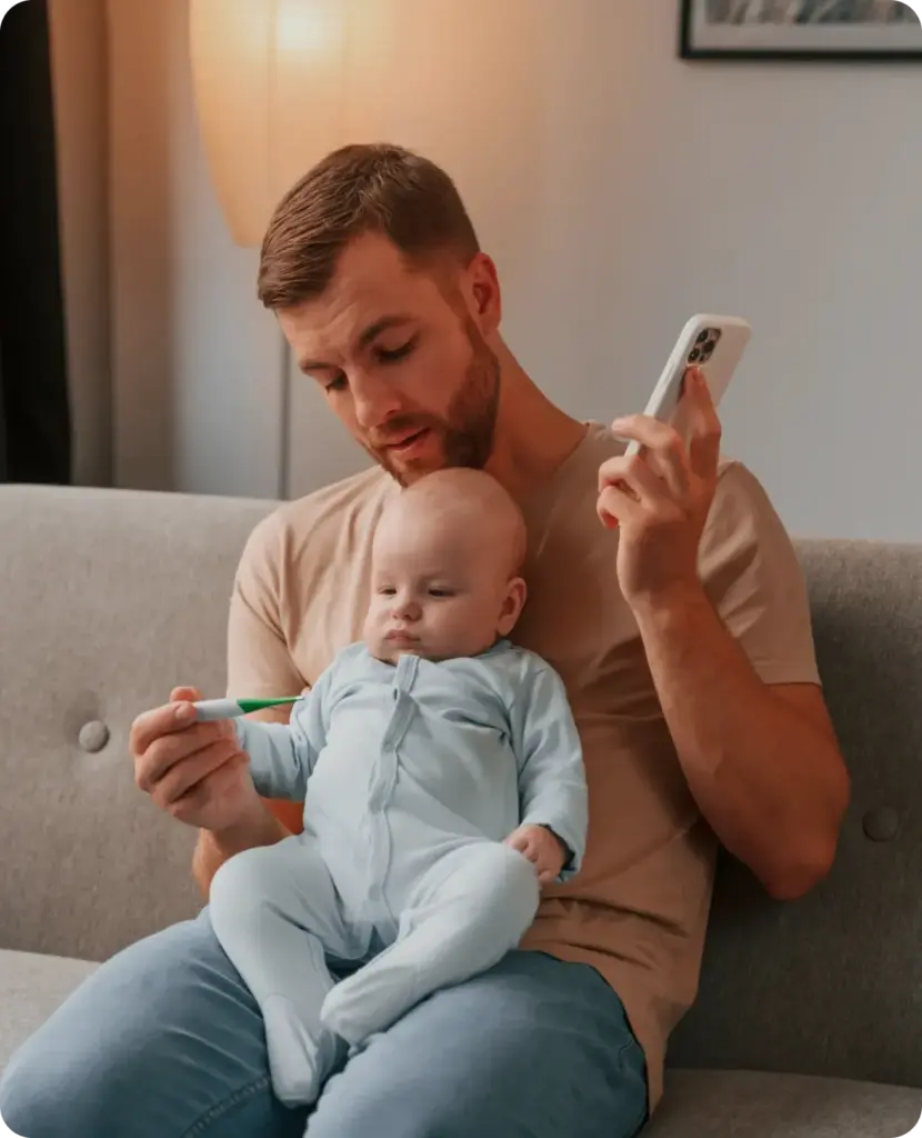 father-child-telehealth-phone-consult